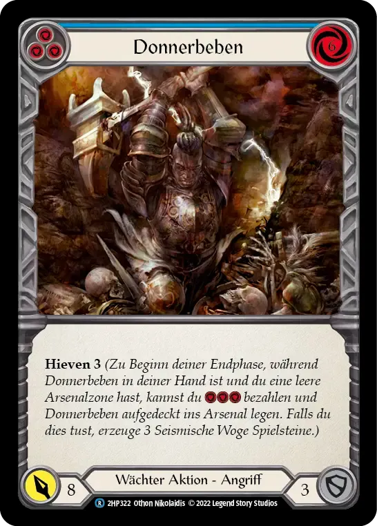 Thunder Quake (Blue) from History Pack 2 - Black Label - Flesh and Blood