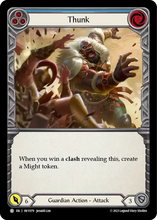 Thunk (Blue) from Heavy Hitters - Flesh and Blood