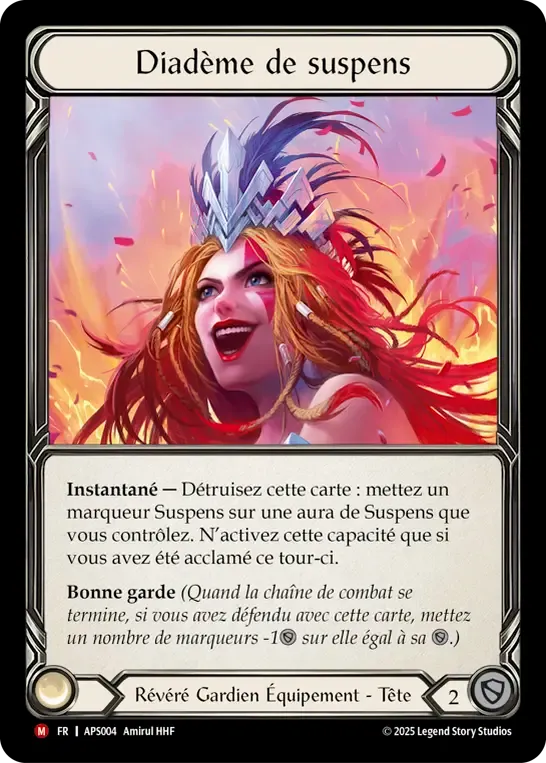 Diadème de suspens — Armory Deck - Pleiades, Superstar — Flesh and Blood