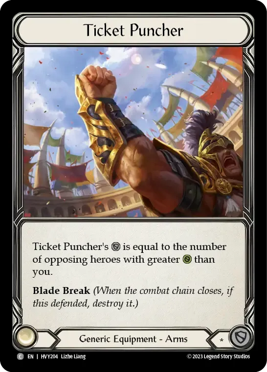 Ticket Puncher — Heavy Hitters — Flesh and Blood