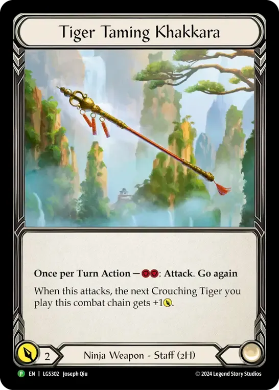 Tiger Taming Khakkara — Flesh and Blood: Promo Cards — Flesh and Blood