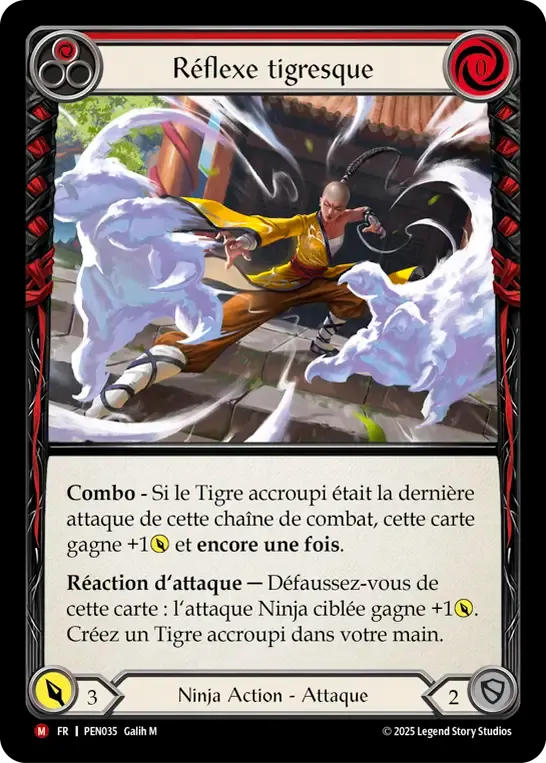 Réflexe tigresque — Compendium of Rathe — Flesh and Blood
