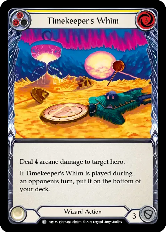 Timekeeper's Whim (Yellow) — Everfest — Flesh and Blood
