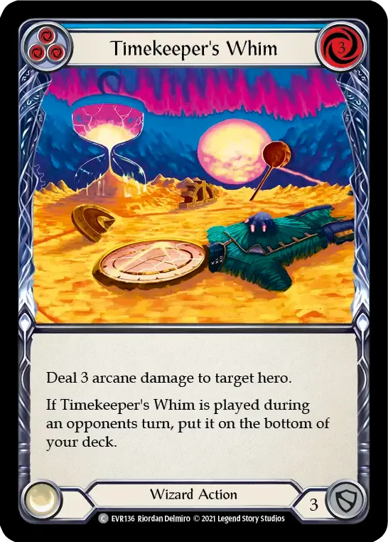 Timekeeper's Whim (Blue) — Everfest — Flesh and Blood
