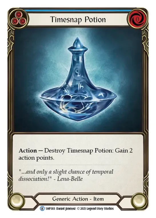 Timesnap Potion (Blue) — History Pack 1 — Flesh and Blood