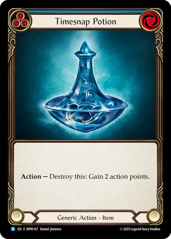 Timesnap Potion (Blue) — Mastery Pack Warrior — Flesh and Blood