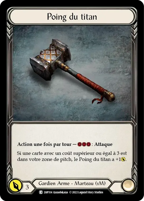 Poing du titan — History Pack 2 - Black Label — Flesh and Blood