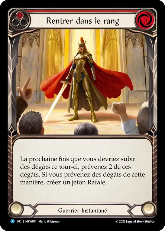 Rentrer dans le rang — Mastery Pack Warrior — Flesh and Blood