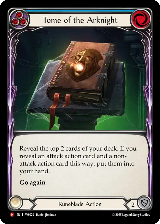 Tome of the Arknight — Armory Deck Legends - Viserai, Rune Blood — Flesh and Blood