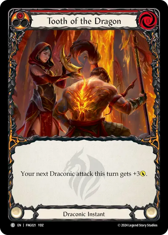Tooth of the Dragon (Red) — The Hunted Blitz Deck - Fang — Flesh and Blood