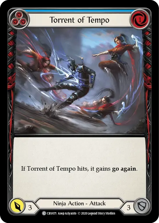 Torrent of Tempo (Blue) — Crucible of War — Flesh and Blood