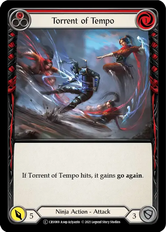 Torrent of Tempo (Red) — Crucible of War - Unlimited — Flesh and Blood