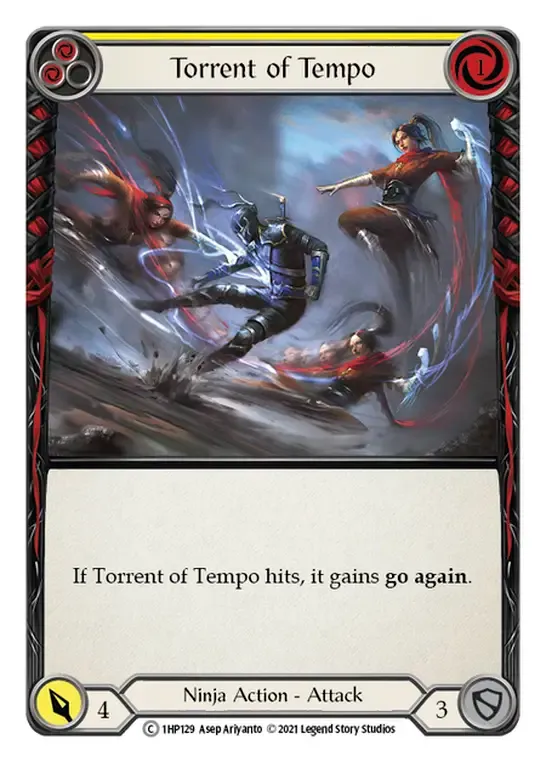 Torrent of Tempo (Yellow) — History Pack 1 — Flesh and Blood