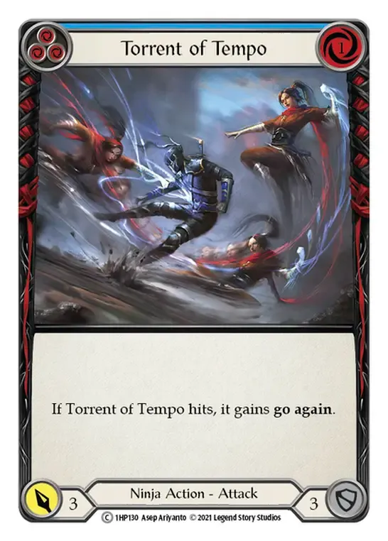 Torrent of Tempo (Blue) — History Pack 1 — Flesh and Blood