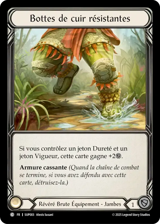 Bottes de cuir résistantes from Super Slam - Flesh and Blood