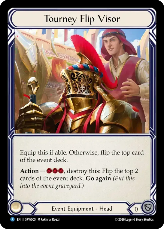 Tourney Flip Visor — Smash Palace - Chorus of Steel — Flesh and Blood