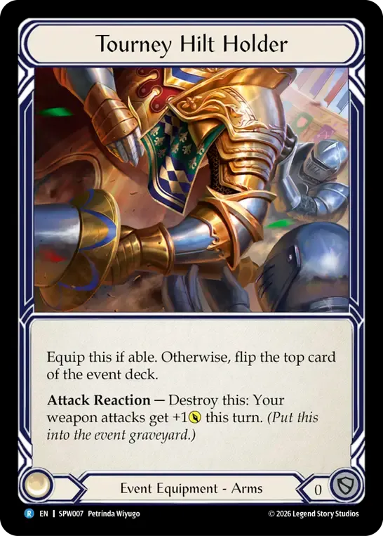 Tourney Hilt Holder — Smash Palace - Chorus of Steel — Flesh and Blood
