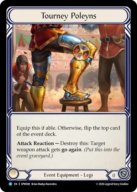 Tourney Poleyns — Smash Palace - Chorus of Steel — Flesh and Blood