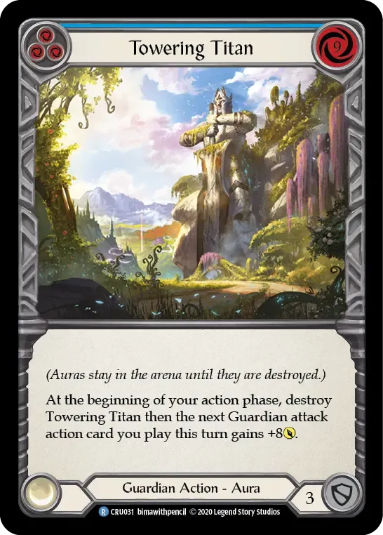 Towering Titan (Blue) — Crucible of War — Flesh and Blood