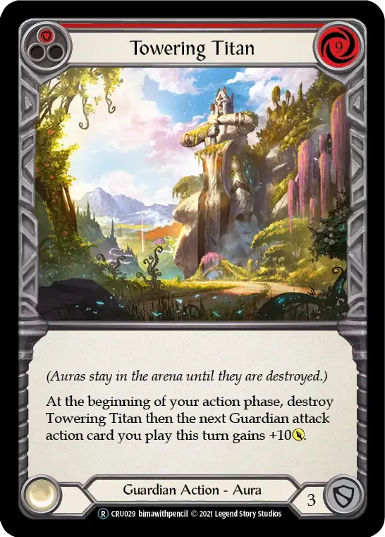 Towering Titan (Red) — Crucible of War - Unlimited — Flesh and Blood
