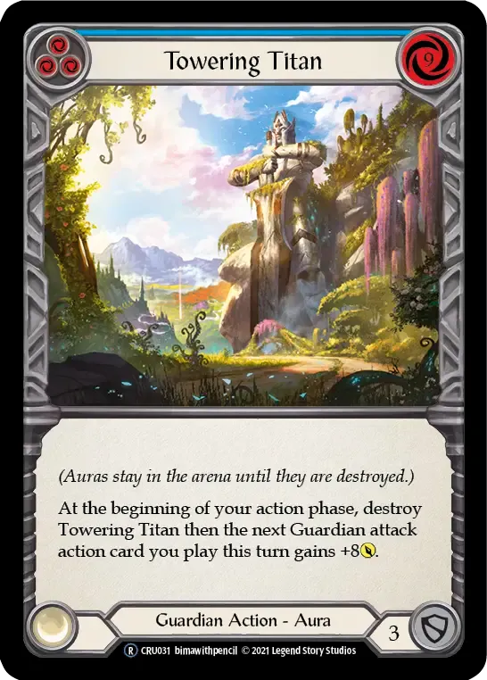 Towering Titan (Blue) — Crucible of War - Unlimited — Flesh and Blood