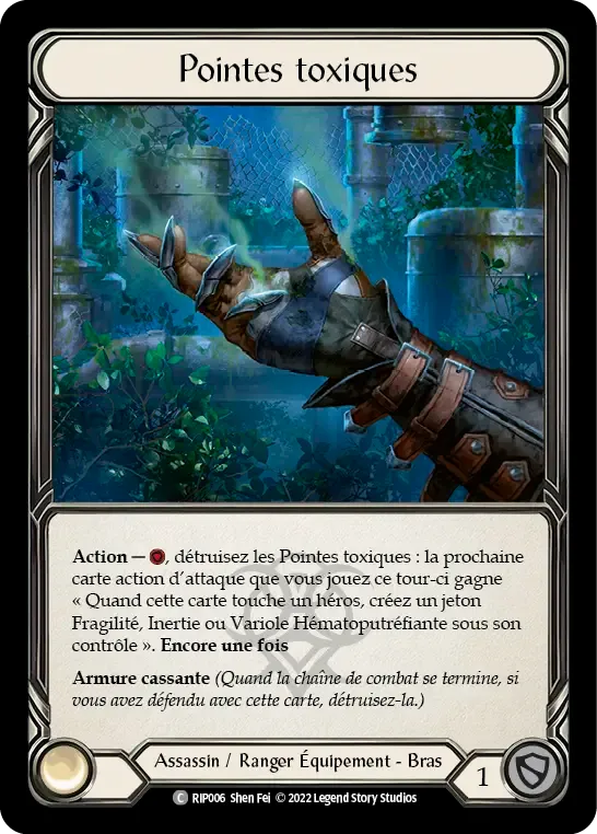 Pointes toxiques — Riptide - Blitz Deck — Flesh and Blood