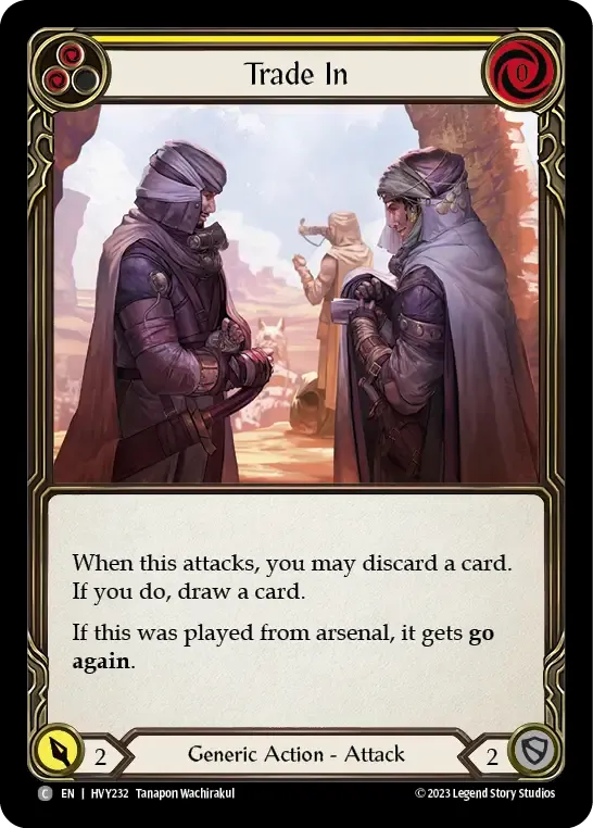 Trade In (Yellow) — Heavy Hitters — Flesh and Blood