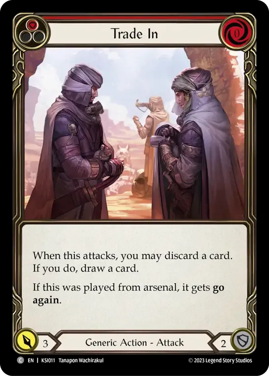 Trade In (Red) — Kassai - Heavy Hitters Blitz Deck — Flesh and Blood