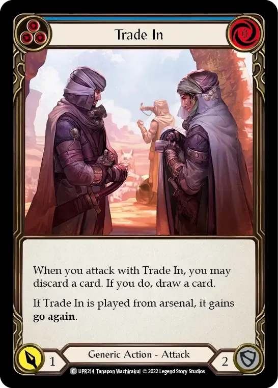 Trade In (Blue) — Uprising — Flesh and Blood