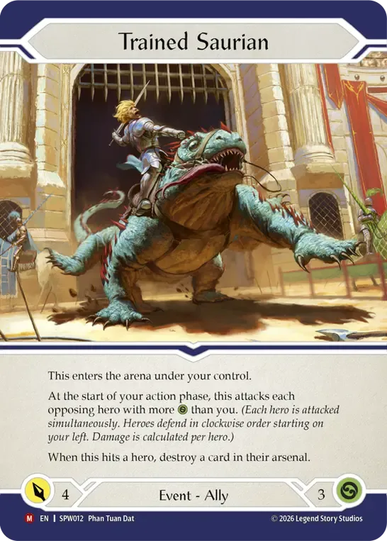 Trained Saurian — Smash Palace - Chorus of Steel — Flesh and Blood
