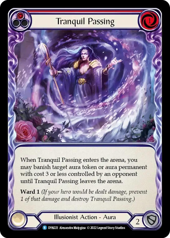 Tranquil Passing (Red) — Dynasty — Flesh and Blood