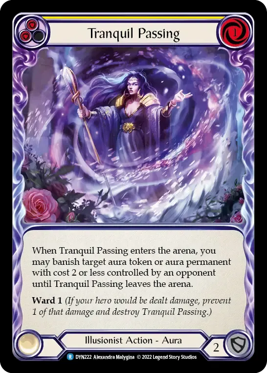Tranquil Passing (Yellow) — Dynasty — Flesh and Blood
