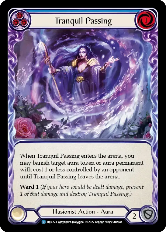 Tranquil Passing (Blue) — Dynasty — Flesh and Blood