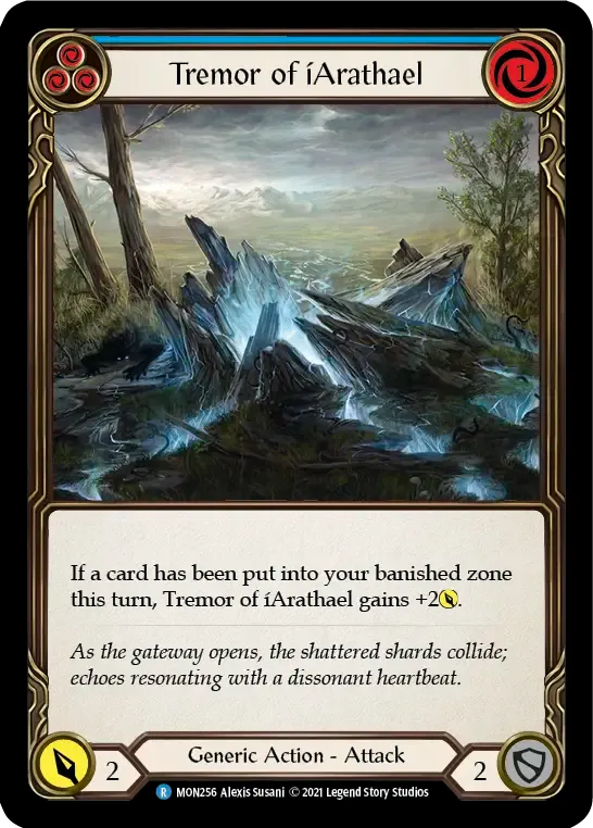 Tremor of íArathael (Blue) — Monarch — Flesh and Blood