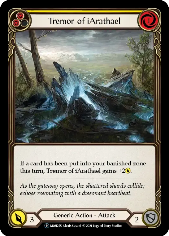 Tremor of íArathael (Yellow) — Monarch - Unlimited — Flesh and Blood