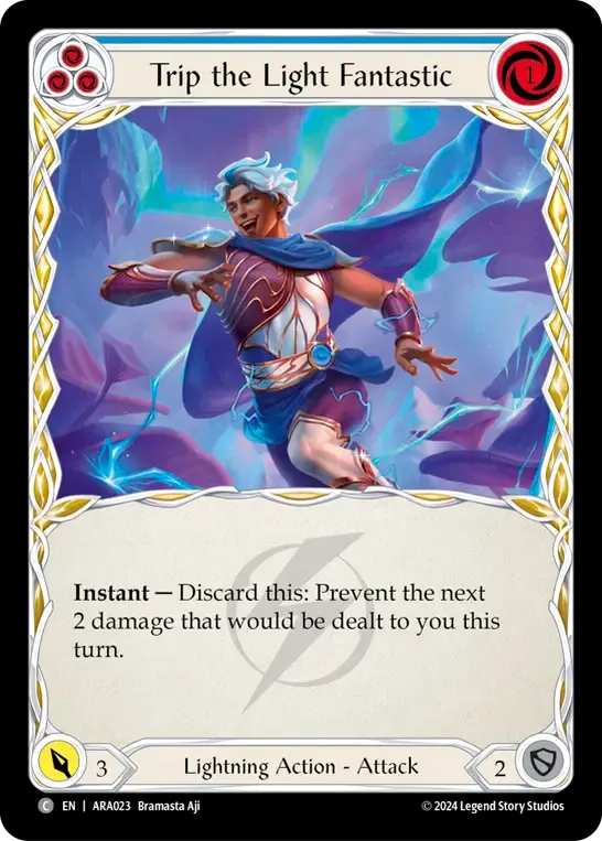 Trip the Light Fantastic (Blue) from Rosetta Blitz Deck - Aurora - Flesh and Blood