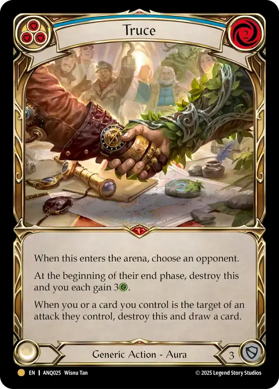 Truce (Blue) — Compendium of Rathe - Antiquity Pack — Flesh and Blood