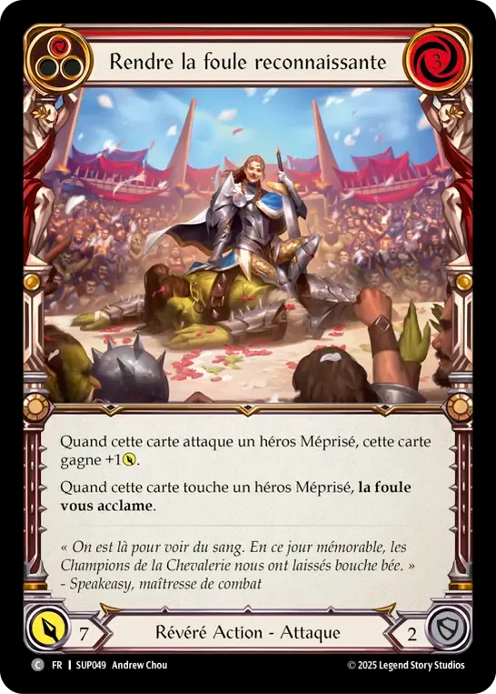 Rendre la foule reconnaissante — Super Slam — Flesh and Blood