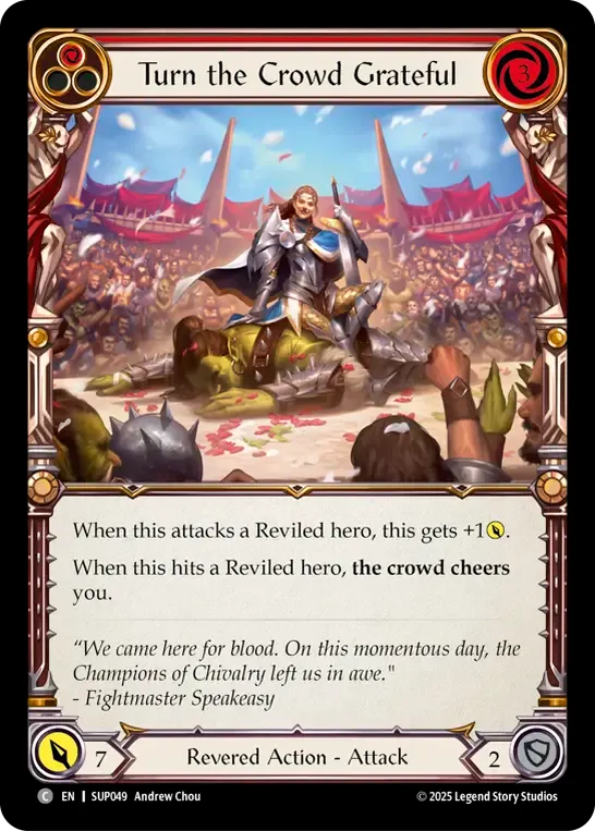 Turn the Crowd Grateful (Red) — Super Slam — Flesh and Blood