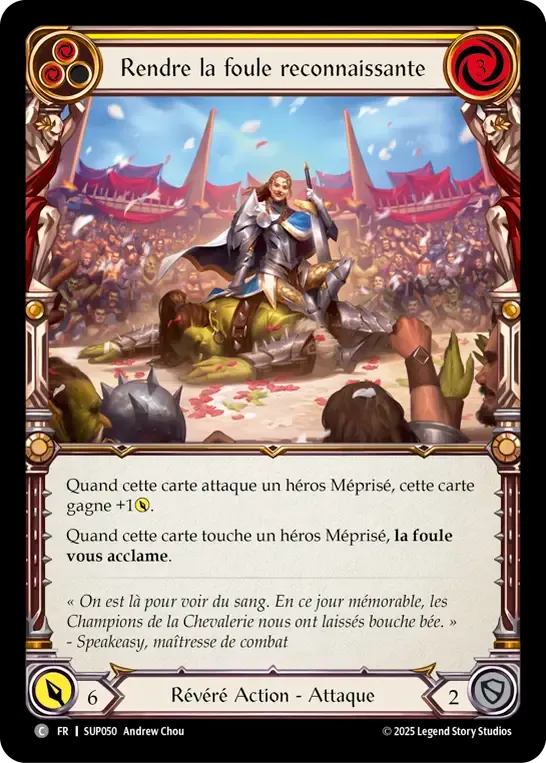 Rendre la foule reconnaissante — Super Slam — Flesh and Blood