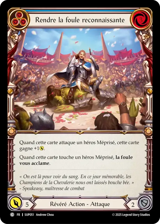 Rendre la foule reconnaissante — Super Slam — Flesh and Blood