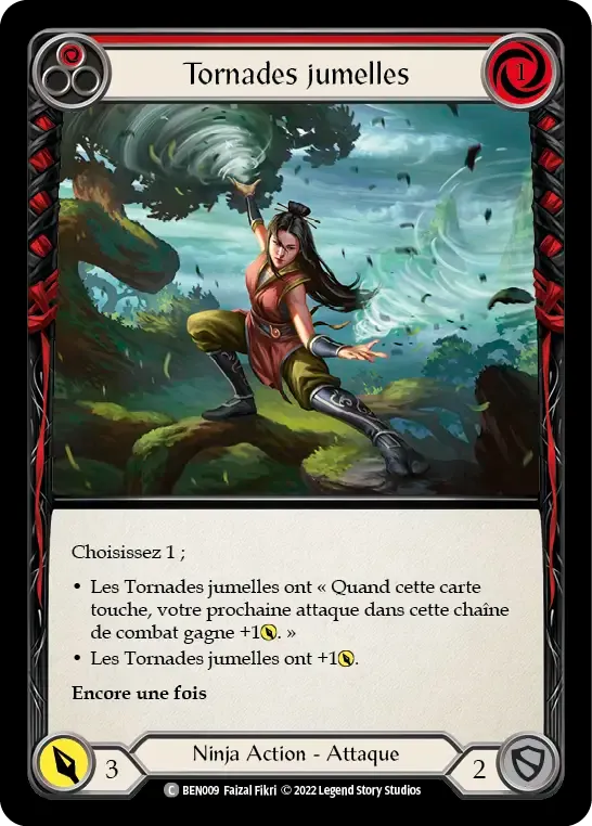 Tornades jumelles — Benji - Blitz Deck — Flesh and Blood