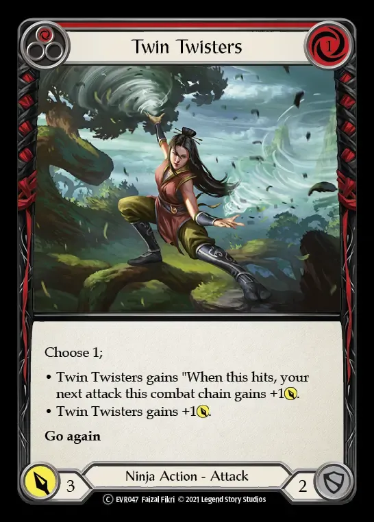 Twin Twisters (Red) — Everfest — Flesh and Blood