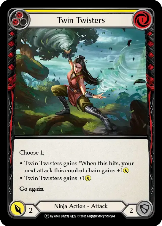 Twin Twisters (Yellow) — Everfest — Flesh and Blood