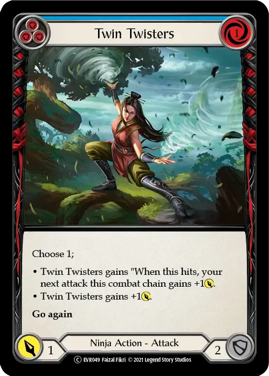 Twin Twisters (Blue) — Everfest — Flesh and Blood
