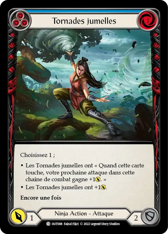 Tornades jumelles — Outsiders — Flesh and Blood