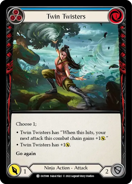 Twin Twisters (Blue) from Outsiders - Flesh and Blood