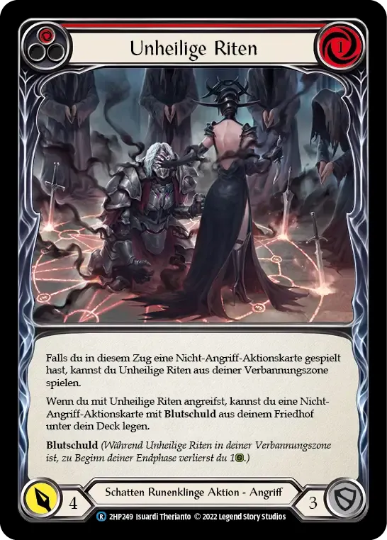 Unhallowed Rites (Red) — History Pack 2 - Black Label — Flesh and Blood