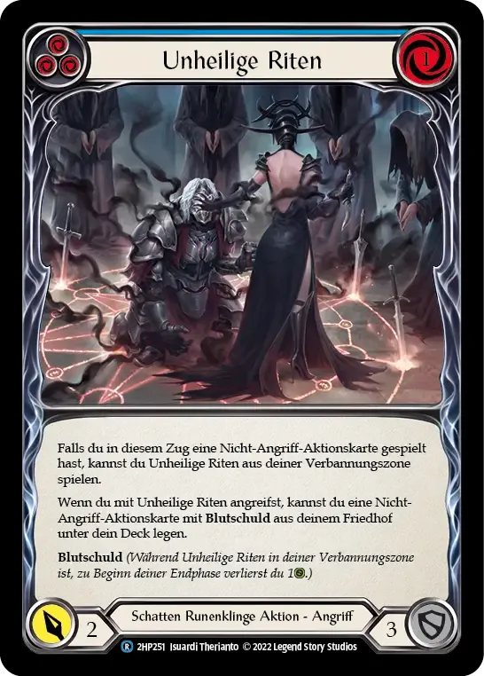 Unhallowed Rites (Blue) — History Pack 2 - Black Label — Flesh and Blood