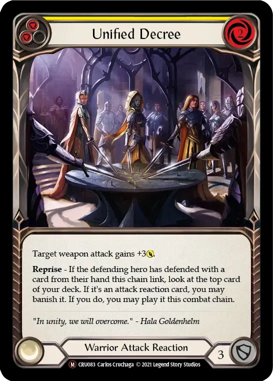 Unified Decree — Crucible of War - Unlimited — Flesh and Blood